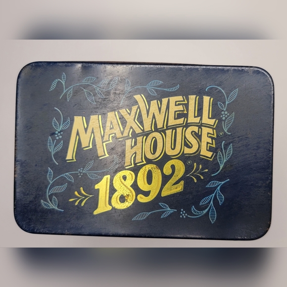 2 Vintage Maxwell House 1892 Coffee Tin - Picture 7 of 8